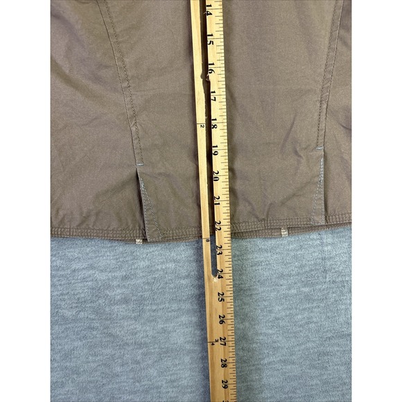 Sigrid Olsen Coat Jacket Safari Sz 4 Brown Cotton 3/4 Sleeve Vtg Y2K Academia - Picture 11 of 16